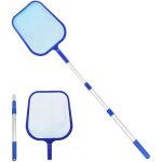 Epuisette de surface avec filet  mailles fines filet de piscine avec tlescopique en aluminium pour ...