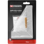Equerre  chapeau  90 facom - 1257. 04pb - gris - inox - mcanicien - acier