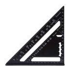 querre charpentier - lon - triangle en aluminium - noir - systme mtrique - 26x18. 6x18. 5cm