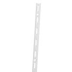 Equerre de fixation - ib style® - lot de 10 crémaillères simples 50cm blanc - pas de 50 Equerre de fixation - ib style® - lot de 10 crémaillères simples 50cm blanc - pas de 50