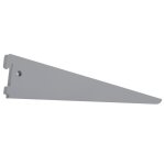 Equerre de fixation - ib style - console pour crmaillre double 22cm argent - pas de 50