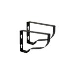 �querres murales - mod�le m - acier noir - 11 x 125 cm - finition mate