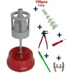 Equilibreuse de pneu manuelle portable avec centreur + 150 plombs a frapper 5 - 30gr + tire valve + dmonte ...