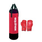 Equinox - set boxe junior pro - sac de boxe kg 6 + gants 6 oz. - rouge - réf boe - 002 Equinox - set boxe junior pro - sac de boxe kg 6 + gants 6 oz. - rouge - réf boe - 002