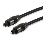Cble audio numrique (optique) - equip - 147922 - toslink - mle - 3 m - noir