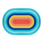 Equipement fitness maison - nature & d�couvertes : tapis de corde � sauter - multicolore