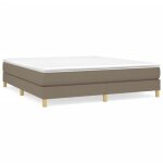 Sommier � ressorts - estink - er1680 - taupe - 180x200 cm - tissu 100% polyester