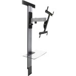 Support tv - erard - exostand 400 - gris - 32 - 65 - stabilit optimale