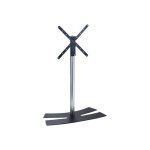 Support tv erard lux - up 1400 l - noir - pied tv orientable et rglable en hauteur