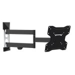 Support tv mural 2 bras inclinable et orientable mediafix 118420