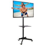 Ergosolid falco - 24 pied  roulettes universel pour tv led 32 ? 55 pouces