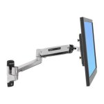 Ergotron bras support d�cran plat - aluminium poli - 1067 cm - 1134 kg max