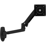 Support écran - ergotron - lx wall mount lcd arm - aluminium poli - hauteur réglable 330 mm - noir Support écran - ergotron - lx wall mount lcd arm - aluminium poli - hauteur réglable 330 mm - noir