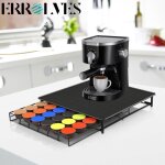 Distributeur de capsules caf� errolves - porte capsules caf� - tiroir de rangement - 39 * 35 * 7. 5cm ...