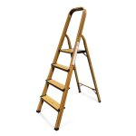 Escabeau - keli - �l�gance - 4 marches - aluminium - charge max 150 kg