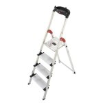 Escabeau - hailo - xxl 4 marches - charge maximale 150 kg - hauteur maximum 26 m - tablette porte - outils ... Escabeau - hailo - xxl 4 marches - charge maximale 150 kg - hauteur maximum 26 m - tablette porte - outils ...