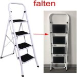 Escabeau pliable 4 marches dayplus escabeau pliant � larges marches avec coussinet antid�rapant