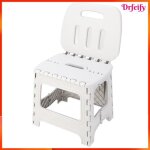 Escabeau pliant - akozon - tabouret pliant - pp r�sistant - poign�e ergonomique - charge 300 lb