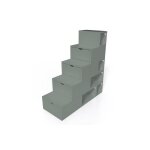 Escalier cube de rangement hauteur 125 cm - couleur - gris