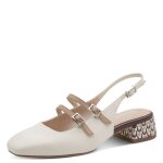 Escarpin femme - tamaris - simili cuir - blanc - �l�gante