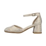 Escarpins � talon rieker alula - argent / platine