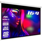 Esmart economy exr toile store enrouleur 160 x 90 cm (72) format 16:9 �cran de projecteur home cin�ma ...