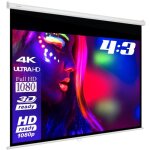 Esmart economy exr toile store enrouleur 180 x 135 cm (89) format 4:3 �cran de projecteur home cin�ma ...