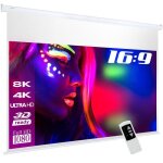 Esmart professionnel mimoto acoustique Écran de projection moteur 332 x 187 cm (150) 16:9 télécommande ... Esmart professionnel mimoto acoustique Écran de projection moteur 332 x 187 cm (150) 16:9 télécommande ...
