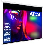 Esmart professionnel mirolo toile pour store enrouleur 244 x 183 cm (120) 4:3 Écran de projecteur home ... Esmart professionnel mirolo toile pour store enrouleur 244 x 183 cm (120) 4:3 Écran de projecteur home ...