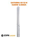 Espa leader pompe a eau submersible saturn4 03 13m 1400w 5100l / h