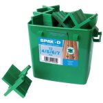 Espaceurs terrasse - spax - 12 pices - 4 - 5 - 6 - 7 mm - rutilisables - bac plastique