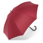Esprit parapluie canne rouge foncé pour femme et homme - long ac flagred 170384 Esprit parapluie canne rouge foncé pour femme et homme - long ac flagred 170384