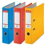 Classeur à levier - esselte - rainbow - a4 - 75mm - pack de 3 couleurs assorties Classeur à levier - esselte - rainbow - a4 - 75mm - pack de 3 couleurs assorties