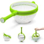 Essoreuse  salade passoire rotative rsistante aux rayures fruits et lgumes spina passoire avec poigne ...