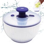 Essoreuse  salade - professionnelle - manivelle - pp haute qualit - transparent - compatible lave - ...