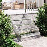 Escalier en caillebotis - estink - a155679 - acier galvanis� - antid�rapant - 80x24x7 cm