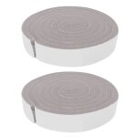 Ruban isolant en mousse - estink - joint dtanchit - 200x3x1 cm - lot de 2 - blanc