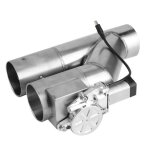 Estink soupape d�chappement �lectrique 3 pouces 76mm tuyau �lectrique en y � double soupape de commande ...