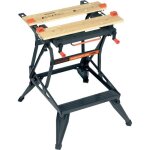 Etabli etau pliable - black + decker - wm550 - xj - 2 mâchoires en bambou - charge maximale de 250 kg ... Etabli etau pliable - black + decker - wm550 - xj - 2 mâchoires en bambou - charge maximale de 250 kg ...