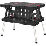 Keter - etabli pliant, bricolage, noir, 85 x 55 x 11, 2 cm Keter - etabli pliant, bricolage, noir, 85 x 55 x 11, 2 cm