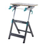 tabli de serrage et support de machine - wolfcraft - master 750 ergo - rglable en hauteur - 6871000 ...