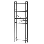 �tag�re � 3 niveaux pour wc rangement m�tallique r�glable autoportant pour salle de bain et buanderie ...