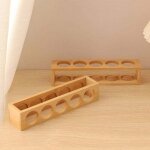 �tag�re en bambou pour huiles essentielles - pzcc - 21x5x45 cm - bois de bambou - capacit� 5 bouteilles ...