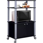 �tag�re de cuisineetag�re de micro - ondes et four en mdf robustemeuble rangement � roulettes avec tiroir ...