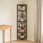 �tag�re dangle 7 niveaux gain de place robuste anti - dumping mat�riau bois & m�tal e1 installation facile ...