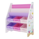 �tag�re design intemporel salon chambre meuble de rangement de rangement ponteceso pour enfant avec 6 ...
