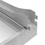 �tag�re double - inox - 80x30x40cm - hauteur r�glable - cuisine - 6kg