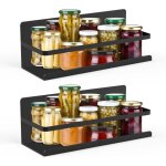 �tag�re � �pices magn�tique - mhy� - pour frigo - sans per�age - aimant�e - 248x9x12 cm - acier au carbone ...