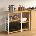 �tag�re four � micro - ondes support rack cuisine etag�res de cuisine meuble rangement desserte de cuisine ...