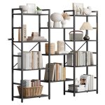 �tag�re � livres � 3 colonnes et 4 �tages avec 11 rayons ouverts cadre m�tallique industriel et structurerange ...